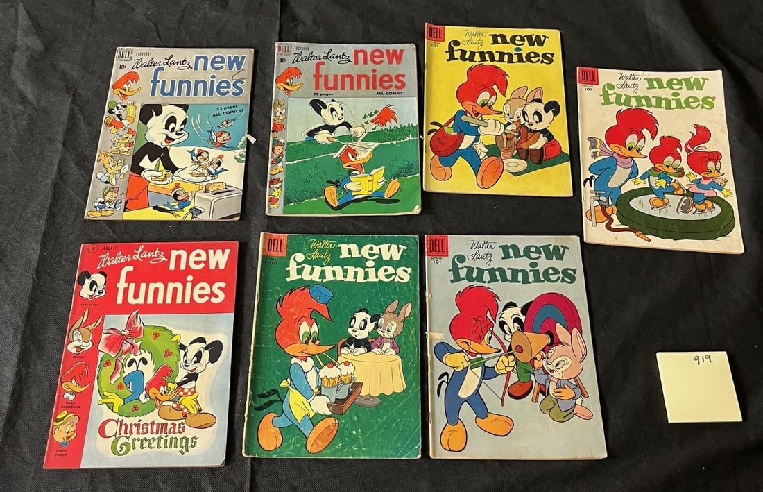 Walter Lantz Dell New Funnies Golden Age Comics (1 of 2)