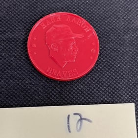 1959 Hank Aaron Armour coin