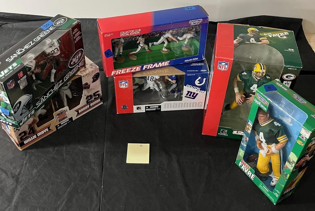 NIB McFarlane and starting lineup figures (1 of 5)