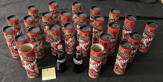 Large group of Cal Ripken LE Coke Bottles