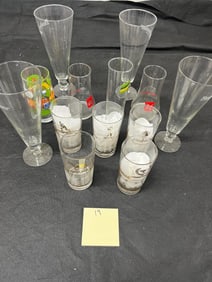 Vintage Sport Drinking Glasses +