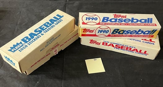 Baseball Card Factory Sets Some Sealed