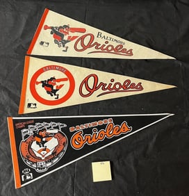 Vintage Baltimore Orioles Baseball Pennants