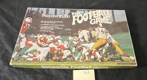 Vintage Samsonite NFL Football Board Game