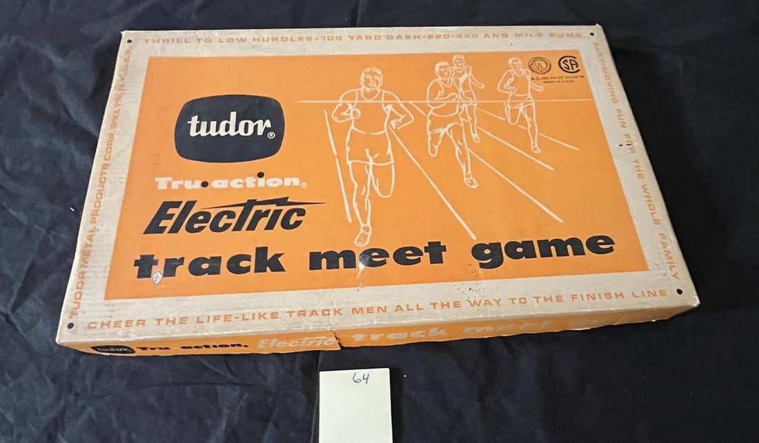 Vintage Tudor Electric Track Meet Board Game (1 of 3)