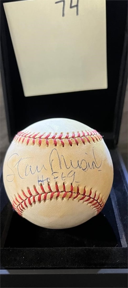 Stan Musial Signed Baseball NO COA (1 of 2)