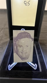 1950s newspaper printing plate of Rogers Hornsby