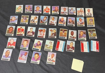 Lot of 1965 Philadelphia Gum Football Cards