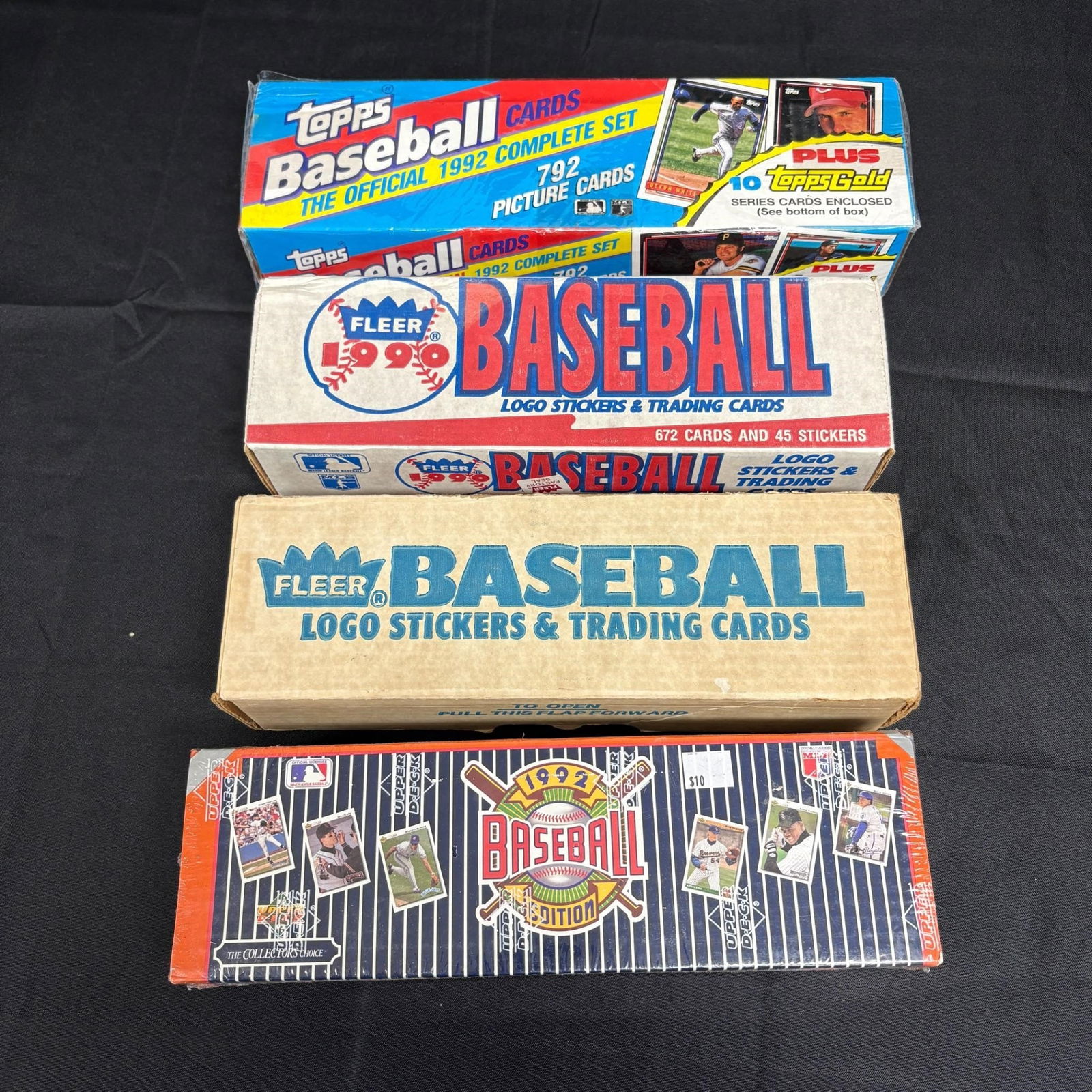 Sealed and Opened sets of 1990s baseball cards (1 of 4)