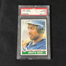 PSA 10 Chet Lemon 1979 Topps