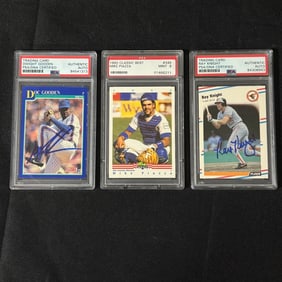 PSA Auto Baseball Cards Dwight Gooden, +