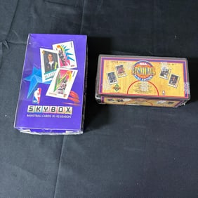 Sealed 1991-92 UD, Skybox Basketball Cards