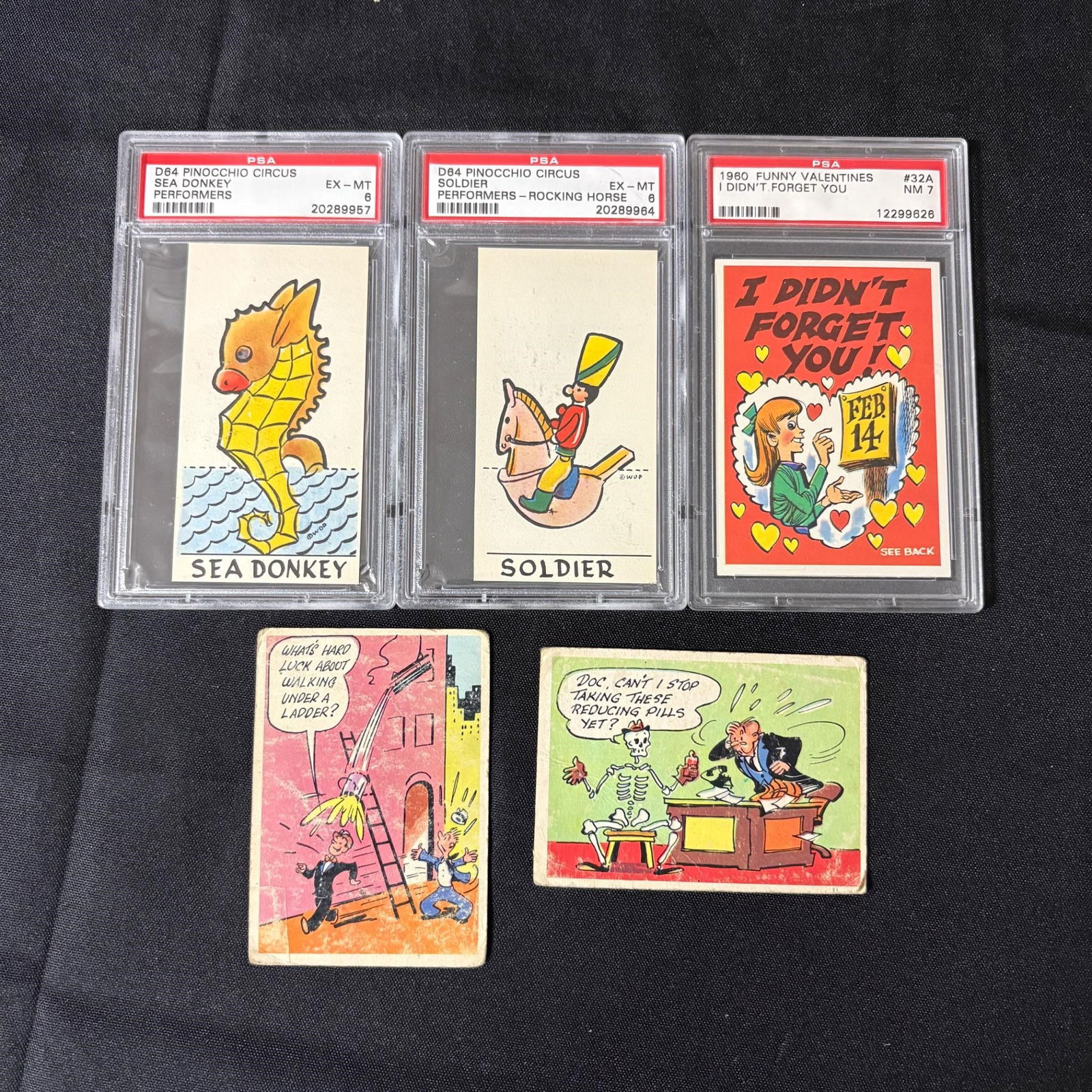 PSA D64 Pinocchio, Funny Valentines, + (1 of 2)