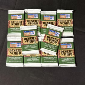 Sealed Desert Storm Pro Set Packs