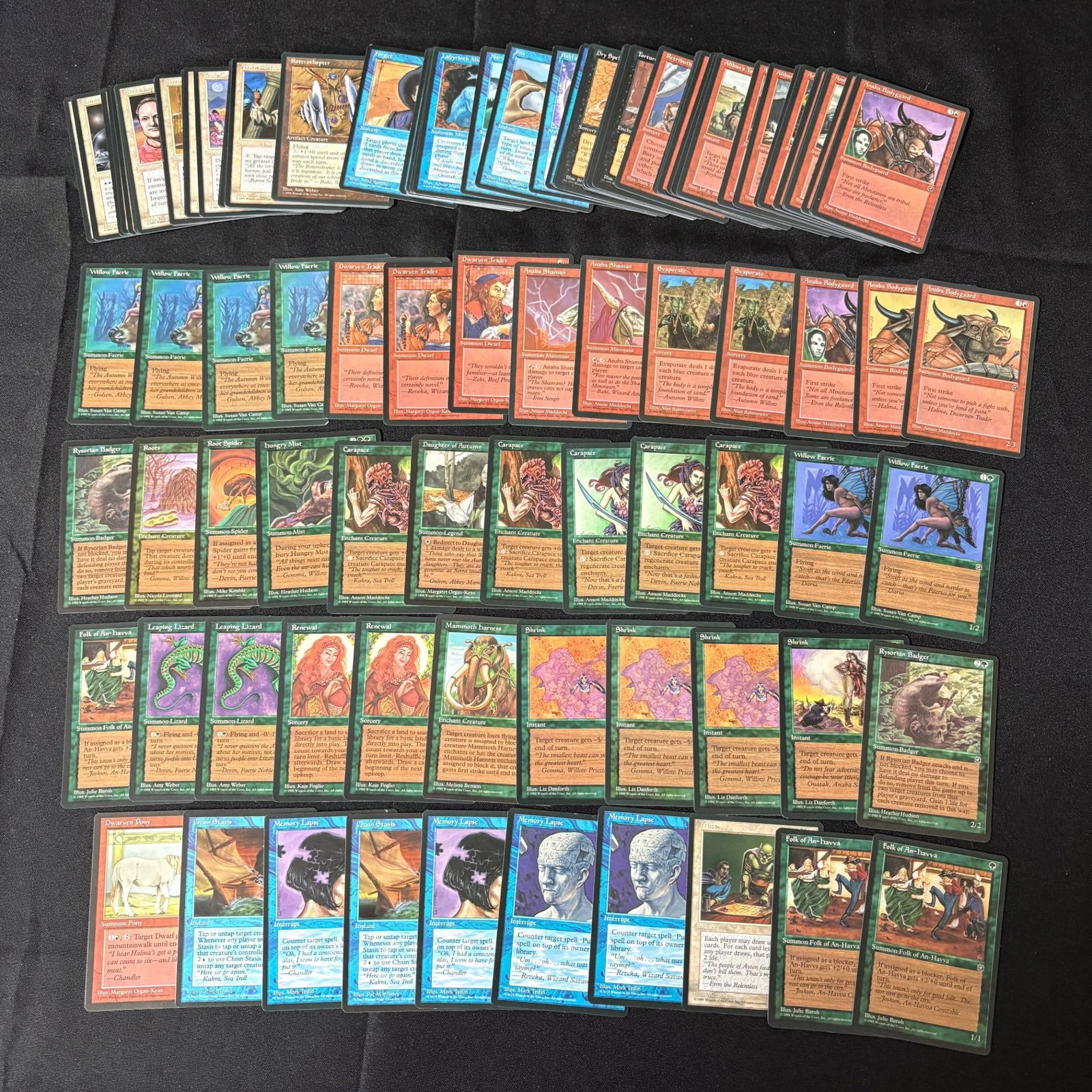 Lot of Homelands Set Vintage MTG Cards (1 of 3)
