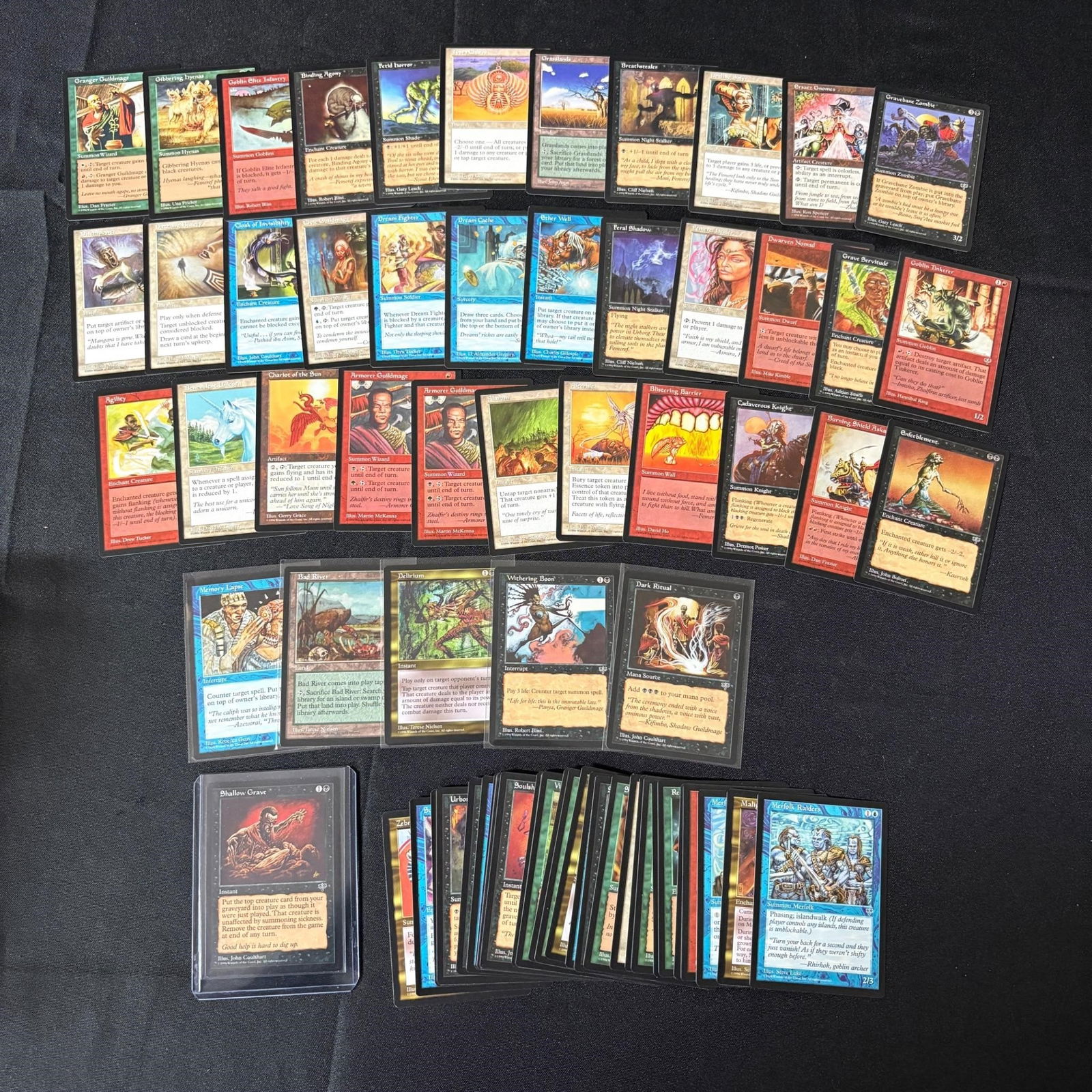 Lot of Vintage Mirage set MTG Cards (1 of 7)