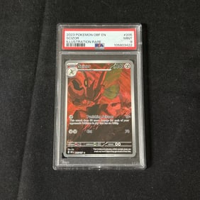 PSA 9 Scizor Illustration Rare