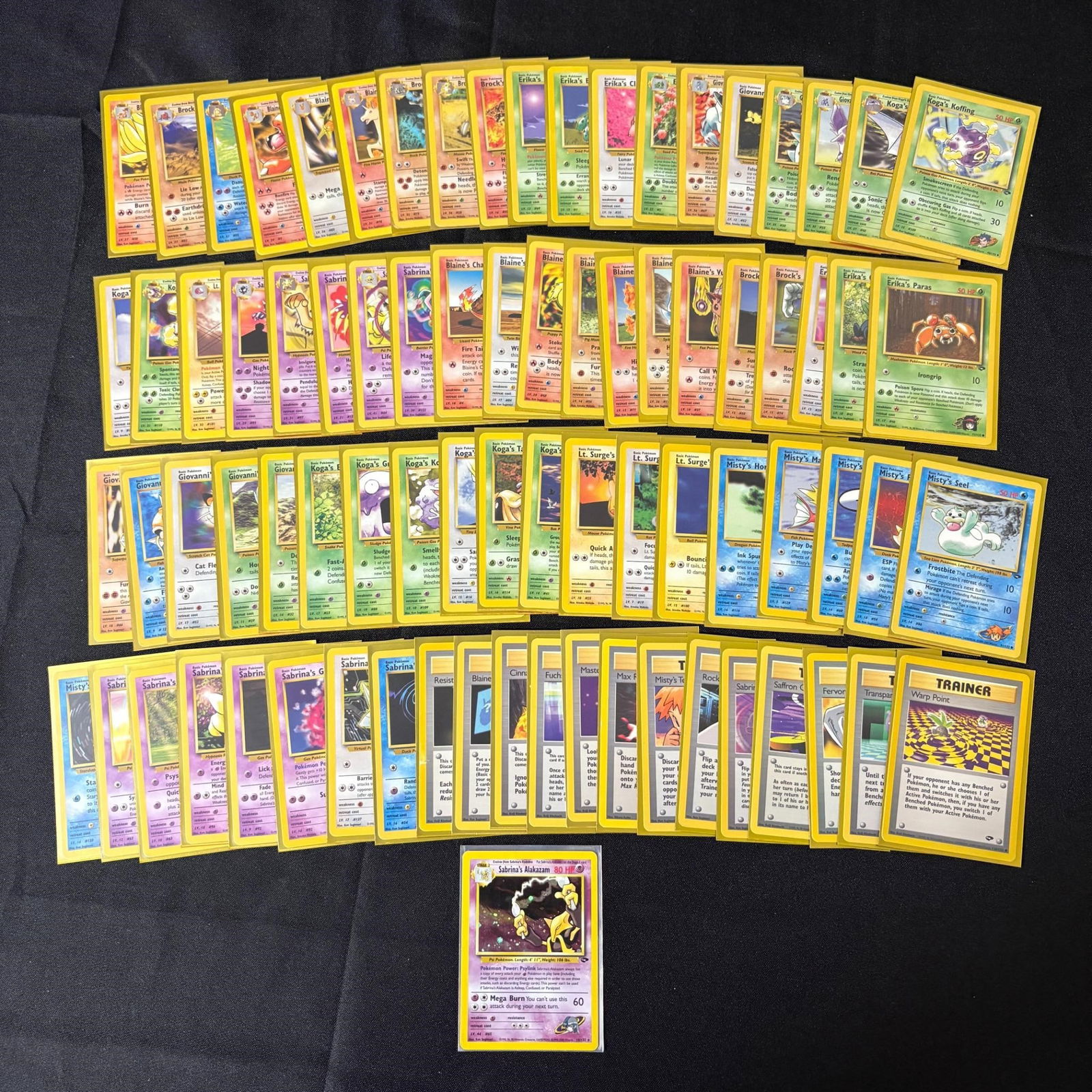 Vintage Gym Challenge Pokemon Card lot (1 of 3)
