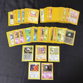 Large lot of Vintage Neo Series Pokemon Cards