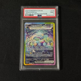 PSA 9 Terapagos EX SIR, Stellar Crown
