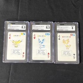 Seq Cert CGC Zapdos, Articuno, Moltres JPN