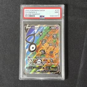 PSA 9 Unown V Alt Art