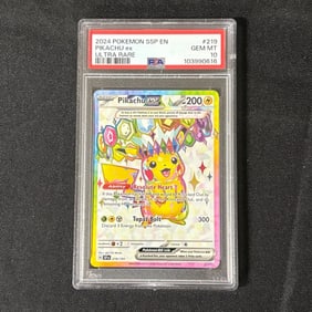 PSA 10 Pikachu EX Ultra Rare