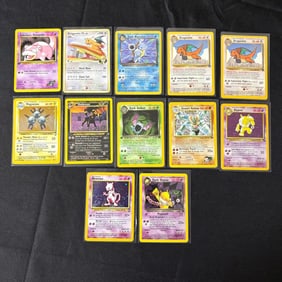 Vintage Pokemon Card lot, 1st Ed, Holos