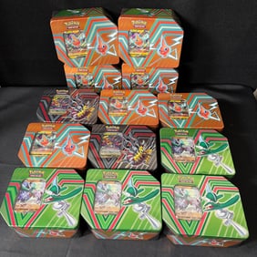 Huge lot of Pokemon Collectible tins (Empty)