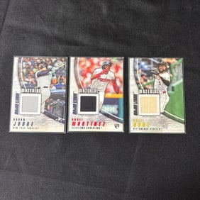 Game Used Material Cards, Judge, Cruz, +