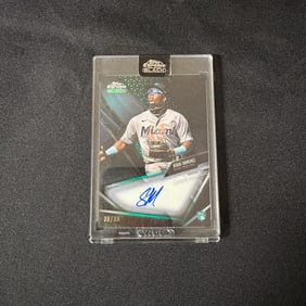 Topps Chrome Black Jesus Sanchez Auto
