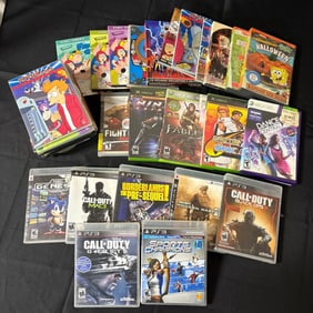 Playstation, Xbox games, and CDs