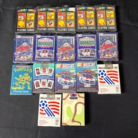 Sealed Playing card decks, Sports, Looney Tunes +