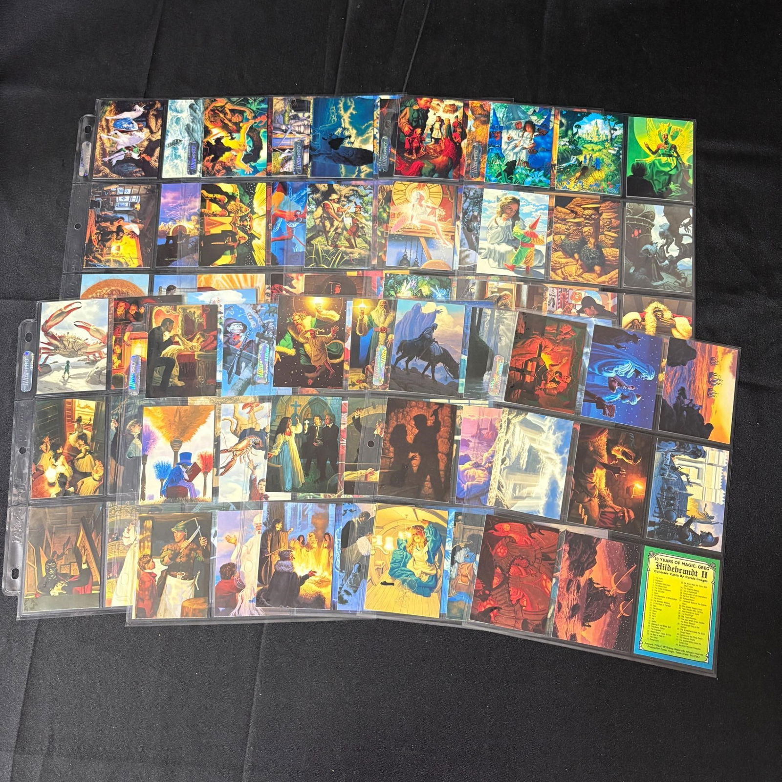Complete set of 1993 Hildebrant Collector Cards (1 of 2)