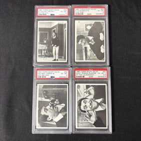 PSA 6 Graded 1967 Topps Soupy Sales Cards