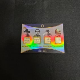 Buffalo Bill, Harry Houdini + Quad Relic Card