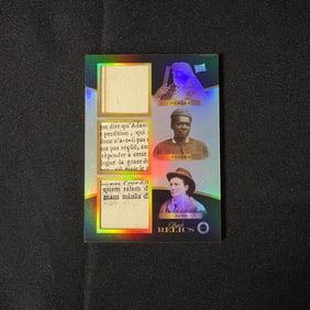 Oakley, Fields, Jane Triple Relic Card