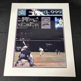 Randy Johnson 4,000 K Game Signed Photo MLB COA