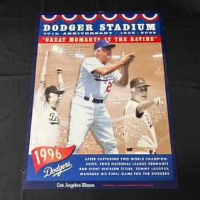Tommy Lasorda Autograph, HOF