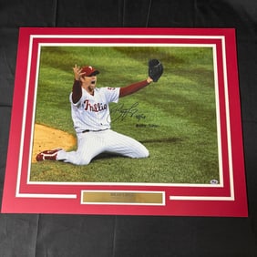 Brad Lidge Auto Photo 'Perfect Season'