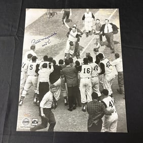 Bill Mazeroski Signed Photo Steiner Hologram