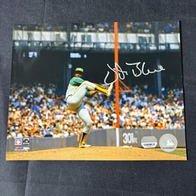 Vida Blue Signed Photo MLB Holo