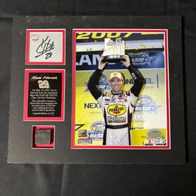 Kevin Harvick Autograph, Race Winning Tire Piece
