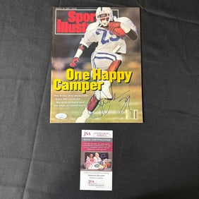 Eric Dickerson Sig Sports Ill Mag, JSA