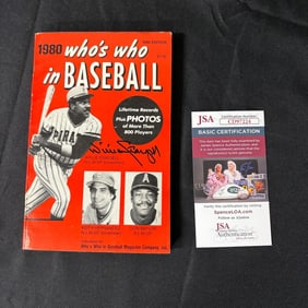 Willie Stargell Signed Baseball Mag, JSA COA