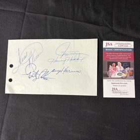Frank Robinson Signed Cut, JSA COA