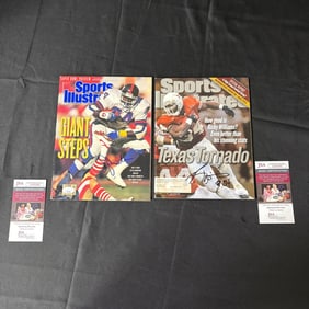 OJ Anderson, Rickey Williams Sig SI Mags, JSA COA