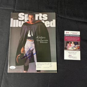 Frank Gifford Sig Sports Illustrated Mag, JSA COA