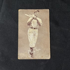 Andy Pafko No 'C' on the Cap Exhibit Card