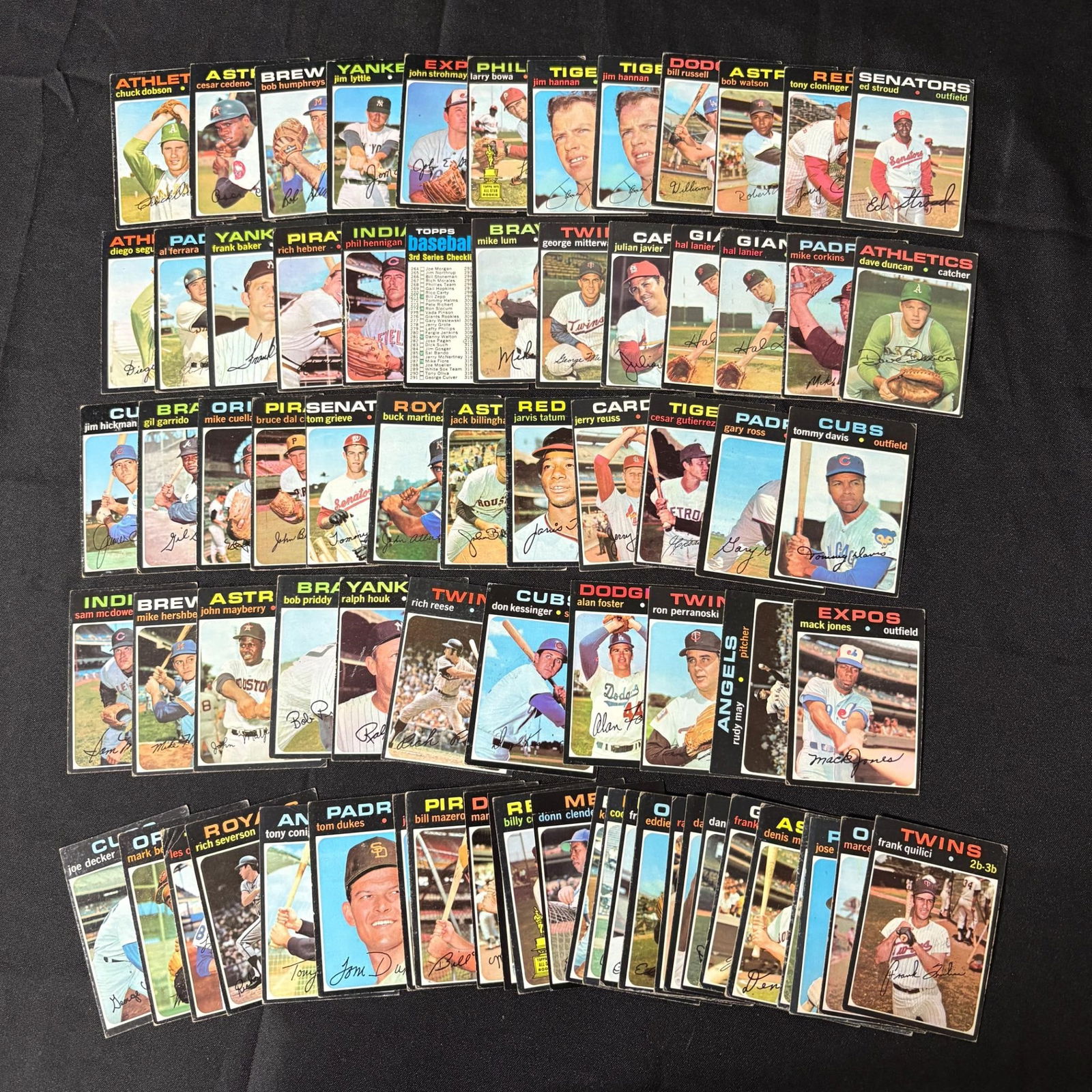 1971 Topps Baseball Card Lot (1 of 2)